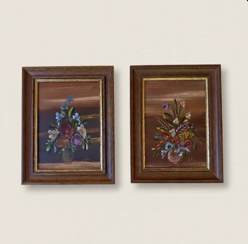 Coppia quadretti floreali - coppia,