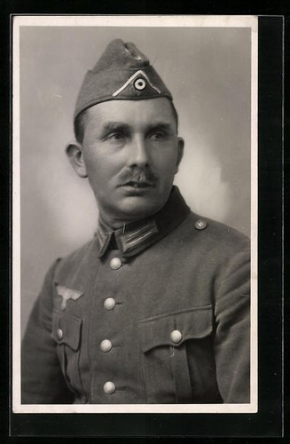 Foto cartolina soldato - cartolina,