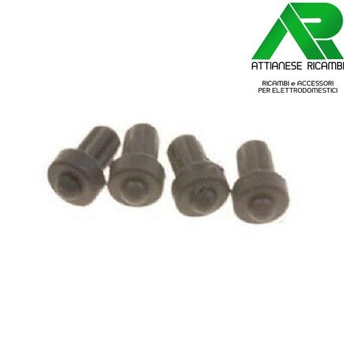Kit gommini neri per griglia - kit,