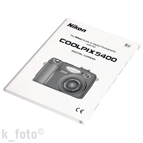 Nikon coolpix 5400 manuale - 5400,