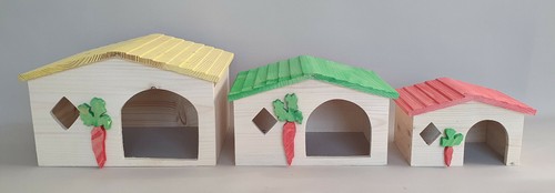 Casa legno molte taglie - in,