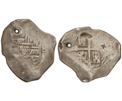 Reales silver cob - 8,