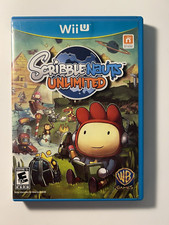 Scribblenauts Unlimited Nintendo Wii U 2012 gioco puzzle completo E10+