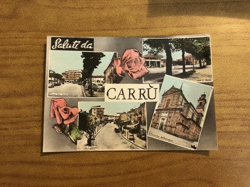 Cartolina saluti carrú - cartolina, da