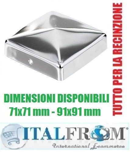 Copripalo acciaio inox - copripalo, per