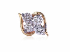 Pave 0.14 Cts Round Brilliant