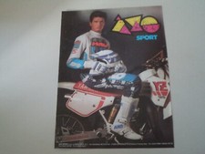 advertising Pubblicità 1989 CASCO HELMET AXO SPORT e MOTO YAMAHA YZ 125