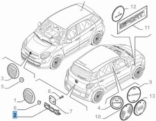 SIGLA MODELLO 500L POSTERIORE