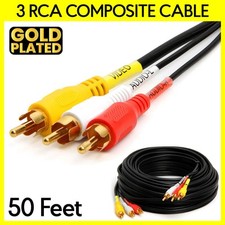 Cavo 3 RCA 50 piedi tre RCA