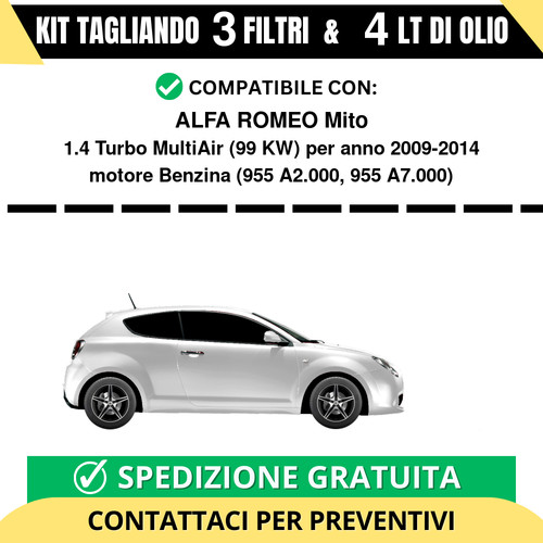Tagliando per alfa romeo - alfa, mito