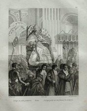 1836:ROMA,PAPA IN SEDIA