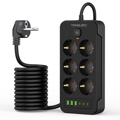 Multipresa scomparti usb - multipresa, 6