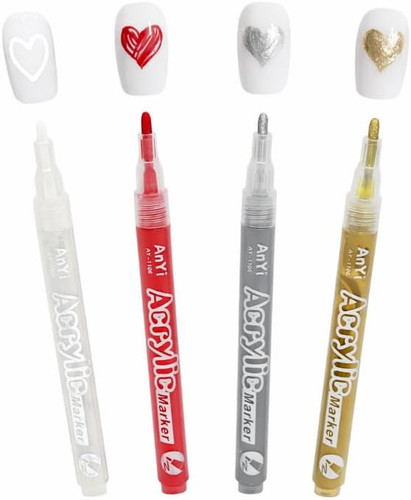 Set penne nail art - penne, colori