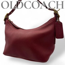 Coach Accessorio Pouch Borsetta Mini Rossa 9844 Old Coach Pelle Usato Autentico