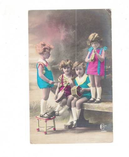 Cartolina musica bambini