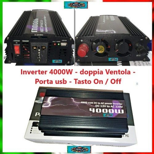 Inverter 12v 220v - -, 4000w