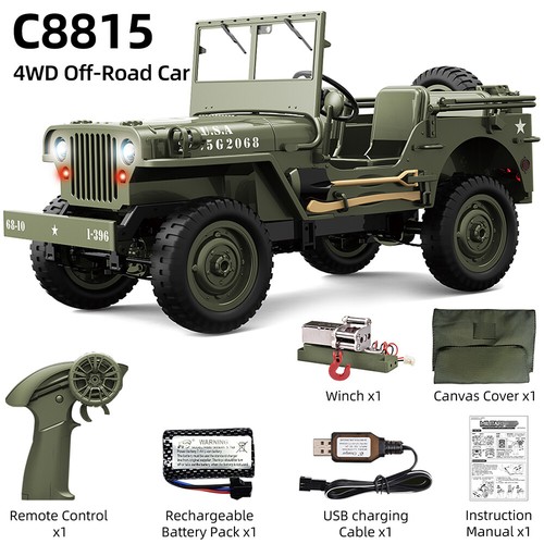 Jjrc c8815 jeep 4g - rc, 4wd