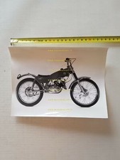 Montesa Cota 25 trial 1973 foto cartella stampa originale press photo
