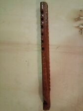 122. Flauto intagliato. Strumento musicale a fiato