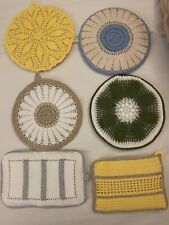 presine all’ uncinetto double face di vari colori 