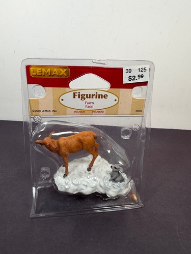 Lemax village fawn deer - lemax,