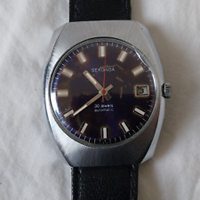 Vintage SEKONDA Poljot 2616.1H 30j automatic soviet watch USSR -REVISIONATO-