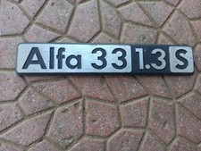Alfa romeo s - 33, scritta