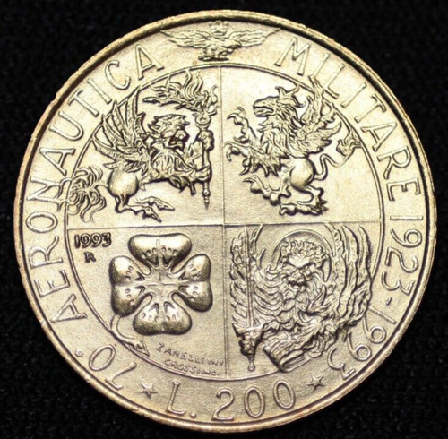 Italy 1993 200 lire - lire, ~