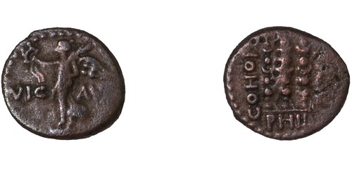 Moneda imperio romano semis - moneda,