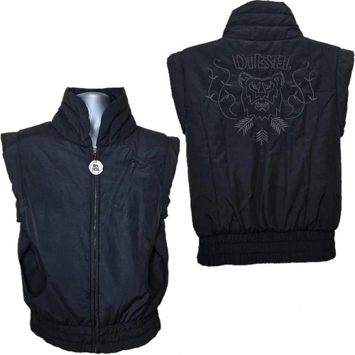 Gilet imbottito tigre ricamato