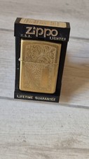 Accendino Zippo Tipo Veneziano Usato In Ottone Lucido