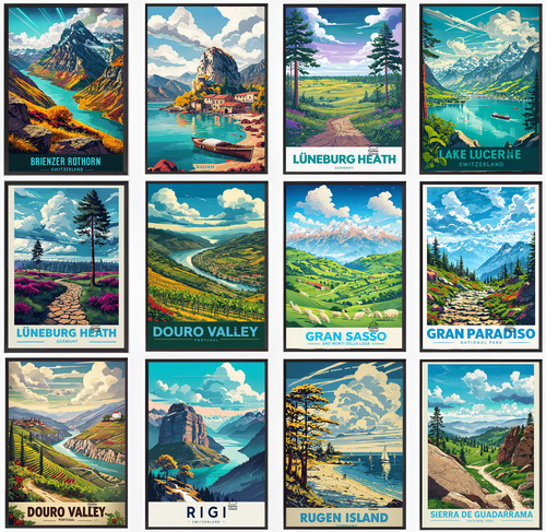 Poster viaggio vintage - poster,
