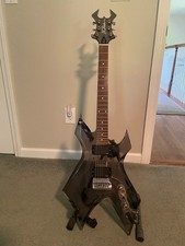 BC Rich Warlock - Acylic - Artic Ice - Nero traslucido - anni 1999/2000