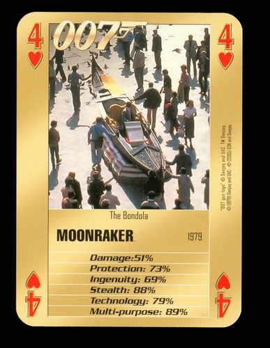 Playing card 007 bonds - 1,