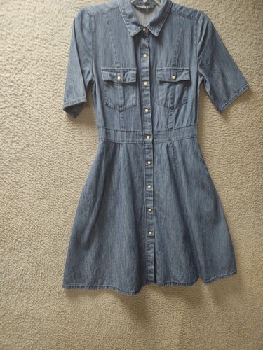 Abito camicia denim donna zara - abito,