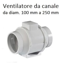 VENTILATORE ARIA DA CANALE  Ø