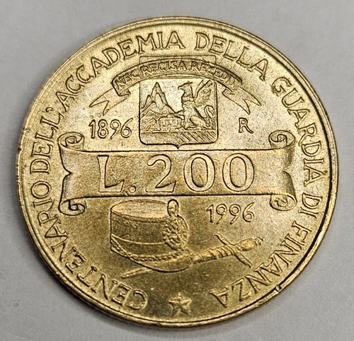Italia 200 lire 1996 moneta - lire,