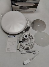 Antenna digitale HDTV per camper, camper barca camion antenna TV da tetto, bianco