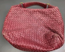Borsa a tracolla Bottega Veneta in pelle rossa, modello 2009, originale, originale 