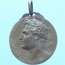 TOURING CLUB ITALIANO MEDAGLIA 1911 100.000 ISCRITTI BRONZO COIN COLLEZIONE