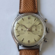 ZENITH-CRONO-RUOTA A COLONNE-CASSA A VITE-CAL.143-6-EXCELSIOR PARK-OVERSIZE-37,3