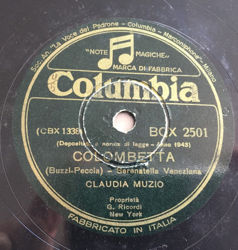 Claudia muzio colombetta - muzio,