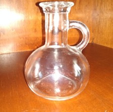 Ampolla vetro olio 25 cl bottiglia palla vintage 