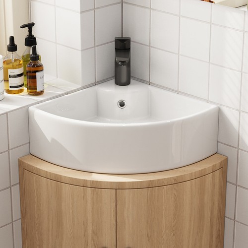 Lavabo triangolare montaggio - , a