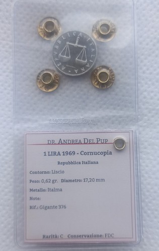 Lira 1969 fdc cornocupia - 1969,