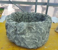 Lavello lavabo lavandino mortaio  vasca pietra cemento marmo rustico moderno 