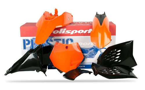 Kit plastiche arancione - plastiche, arancione/bianco