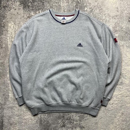 Felpa adidas grigia vintage - grigia, xl