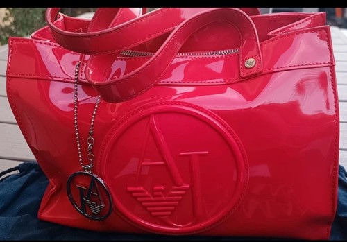 Borsa armani vernice rossa - in,