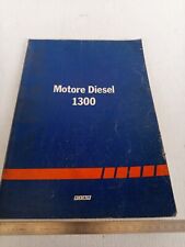 manuale dati tecnici originale 1981 motore Diesel 1300 Fiat 127